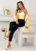 Kalhoty džínové  Sounds Familiar granátové