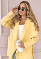 Kabát Not By Chance Bílá