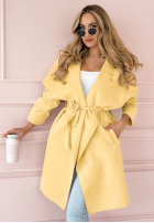 Kabát Not By Chance Bílá