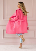 Kabát Not By Chance růžový