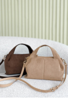 Zamszowa Kabelka Annabelle Mokka