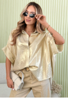 Košile z ażurowymi elementami Celestine zlatá