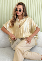 Košile z ażurowymi elementami Celestine zlatá