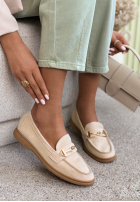 semišové mokasyny Spirit Rebirth béžové