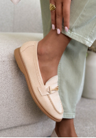 semišové mokasyny Spirit Rebirth béžové