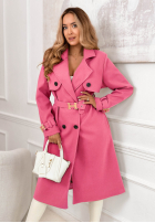 Dlouhý Kabát z paskiem Changing Of Seasons béžový