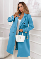 Dlouhý Kabát z paskiem Changing Of Seasons béžový