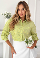 Bawełniana Košile w kwiaty Marbella žlutá