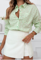 Bawełniana Košile w kwiaty Marbella žlutá