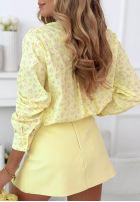 Bawełniana Košile w kwiaty Marbella žlutá