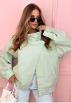 Skórzana Bunda bomberka Messy žlutá