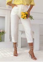 materiálové Kalhoty Laura černé