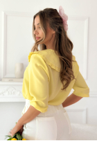 Košile z kołnierzykiem Anabell žlutá