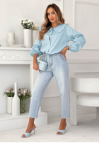 Košile z ozdobnym kołnierzem Martha žlutá