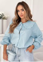 Košile z ozdobnym kołnierzem Martha žlutá