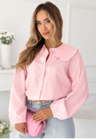 Košile z ozdobnym kołnierzem Martha žlutá