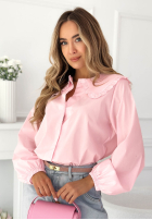 Košile z ozdobnym kołnierzem Martha žlutá