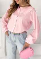 Košile z ozdobnym kołnierzem Martha žlutá