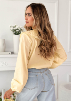 Košile z ozdobnym kołnierzem Martha žlutá