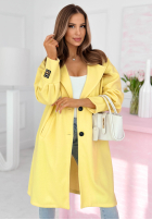 Dlouhý Kabát Janette ecru