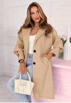 Dlouhý Kabát Janette ecru