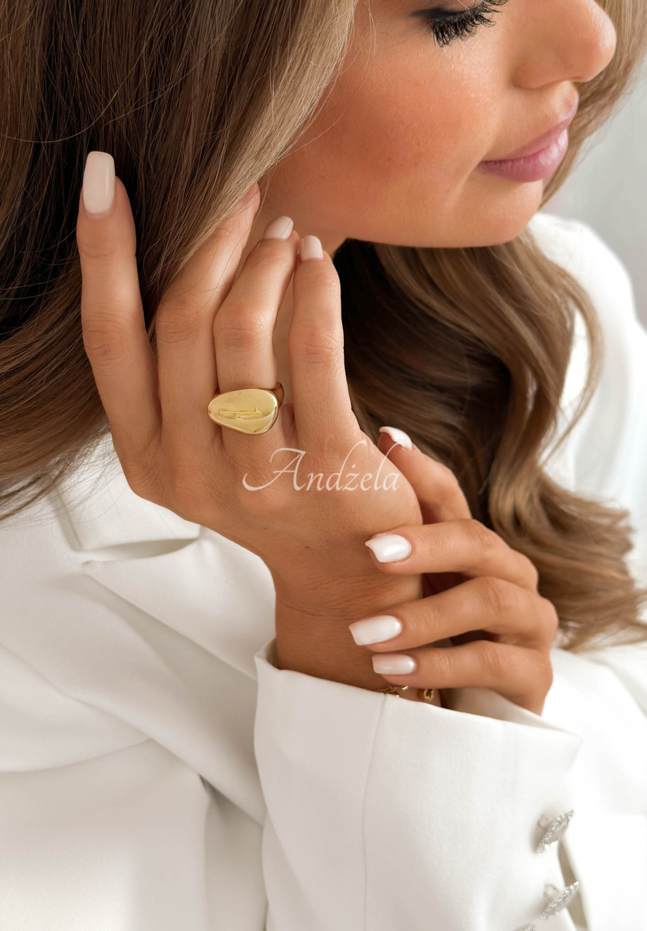 Prsten Soft Gold zlatý