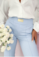 materiálové Kalhoty Pretty On Point červené