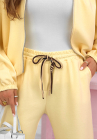 Tepláková souprava Kaia žlutá