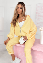 Tepláková souprava Kaia žlutá