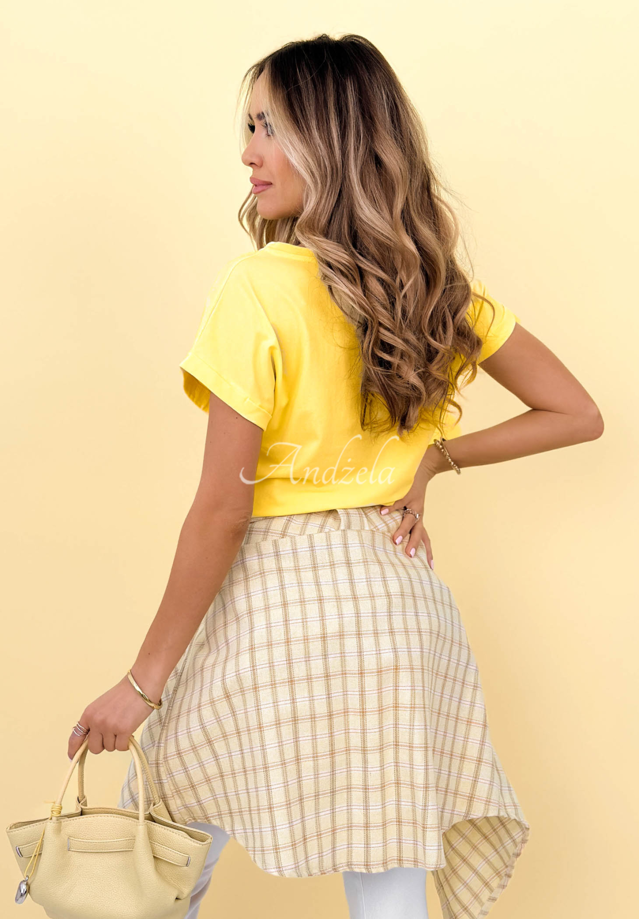 Bavlněné tričko Solenne žlutá II