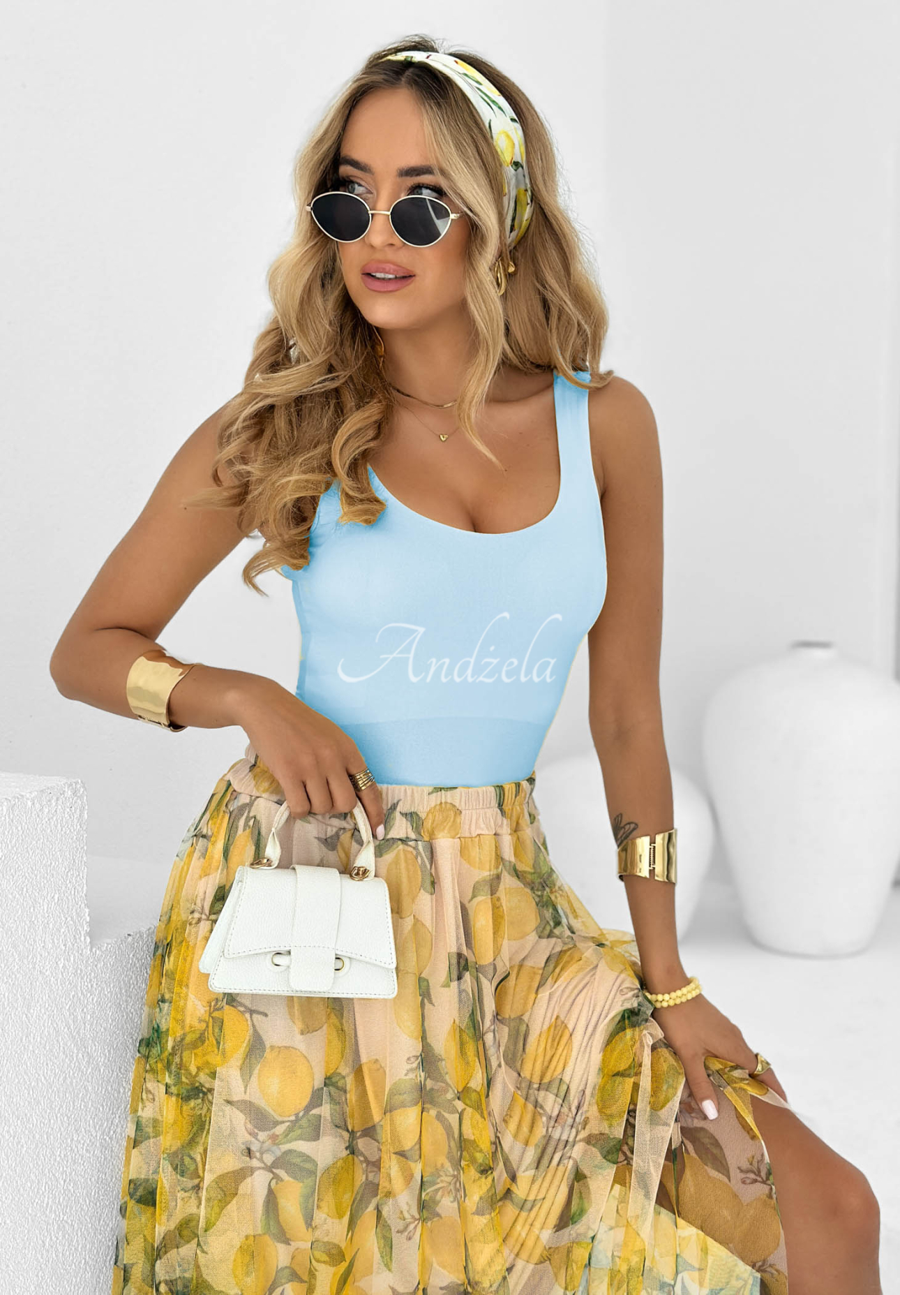 Body na ramínka Hold My Heart blankytné