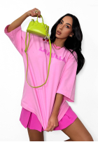 Tričko oversize La Milla Sophia růžový