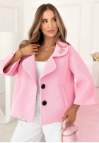 Krótki Kabát z kołnierzem Maristella žlutá