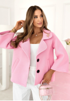 Krótki Kabát z kołnierzem Maristella žlutá