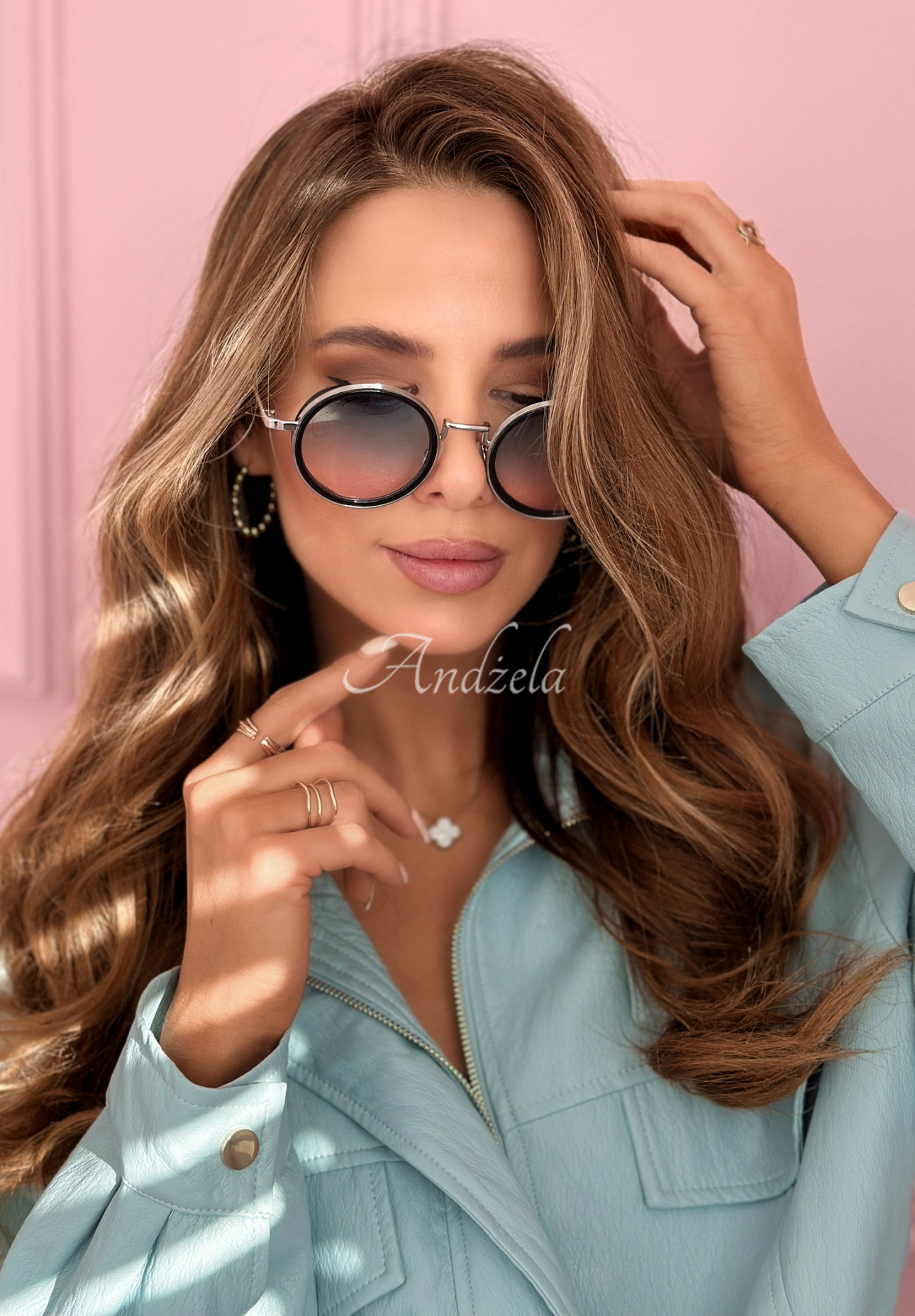 Sluneční brýle Gentle Light černo-stříbrné