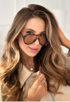 Brýle przeciwsłoneczne Glam Stares hnědé