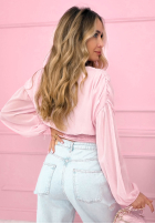 Gorsetowa Halenka z marszczeniami Another Look Bílá