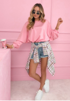 Mikina ze ściągaczem masełko Lorraine žlutá