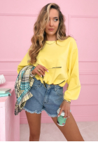 Mikina ze ściągaczem masełko Lorraine žlutá