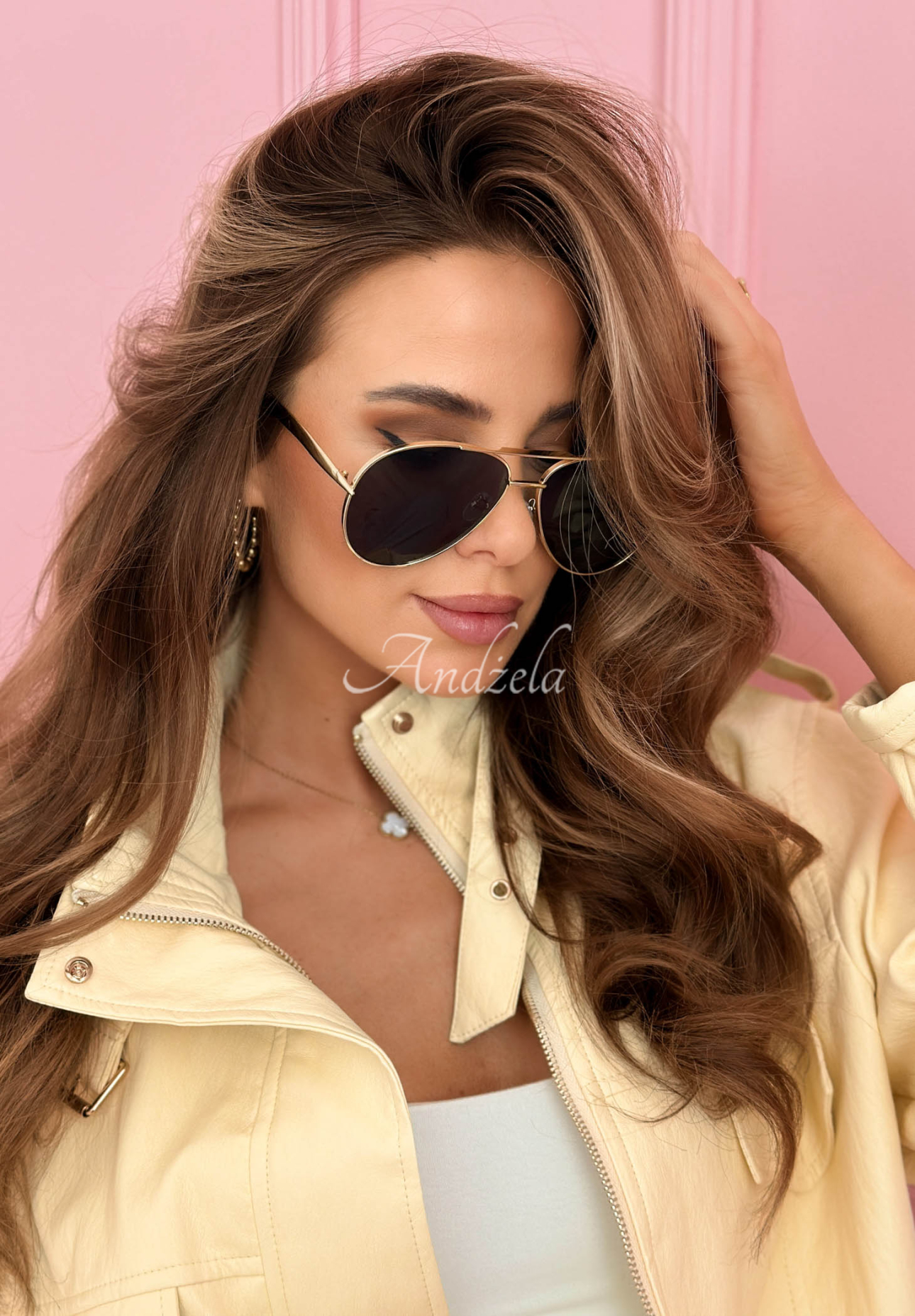 Sluneční brýle Saw It Twice zlato-černé