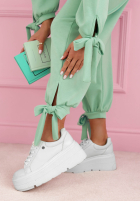 Wiskozowy Tepláková souprava masełko Peyton pistáciový