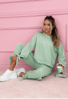 Wiskozowy Tepláková souprava masełko Peyton pistáciový