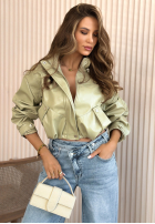 Kalhoty džínové  wide leg Mayla modré