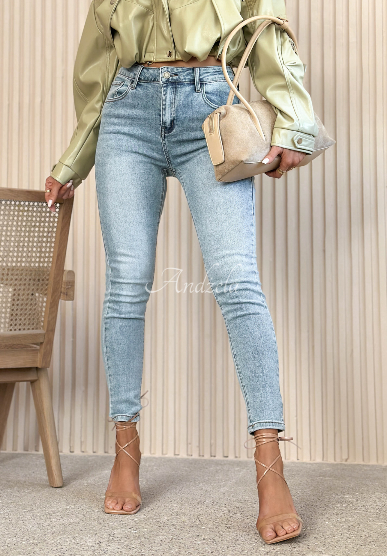 Džíny skinny To Get Started světle modré