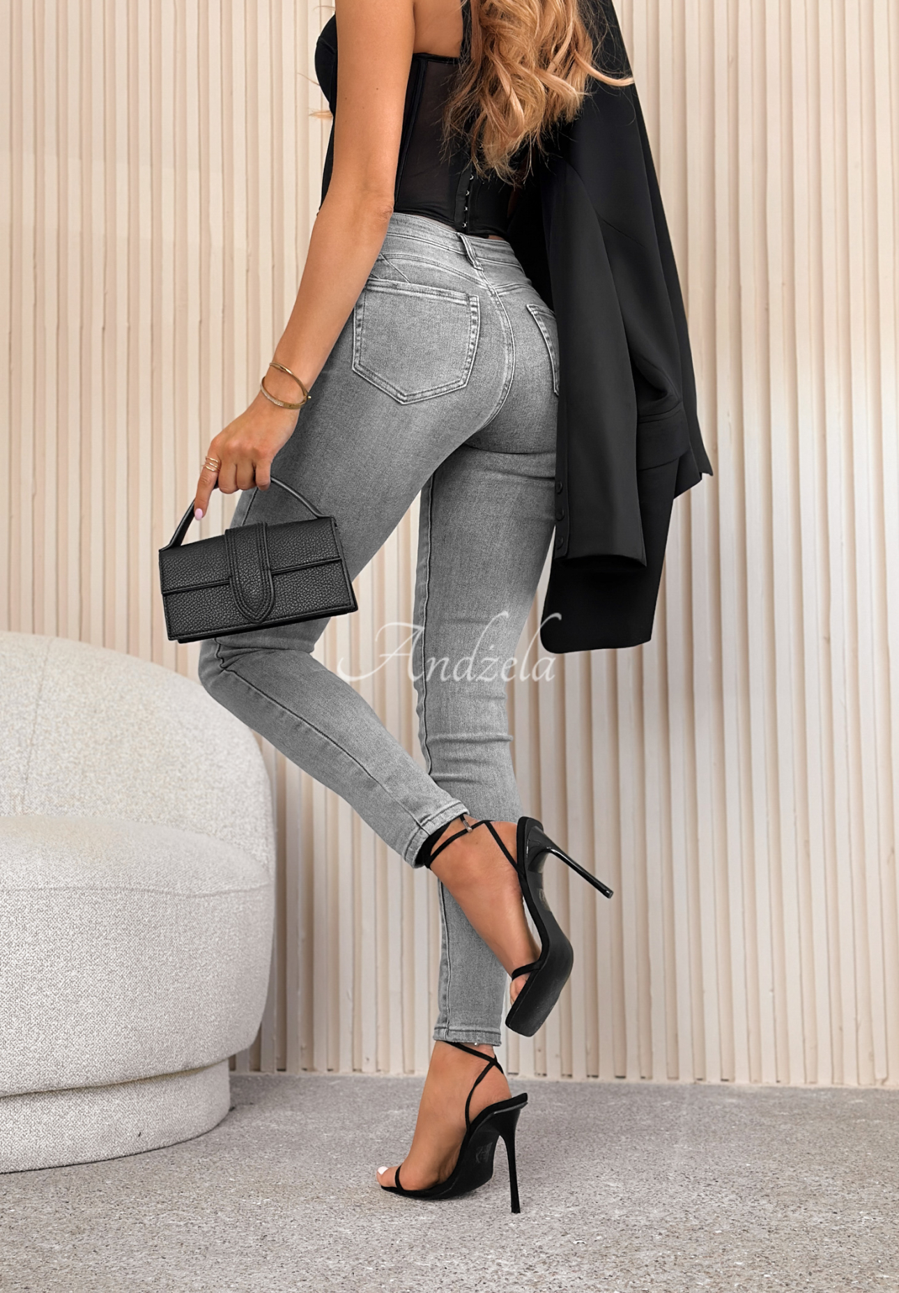 Džíny skinny Laurie světle modré