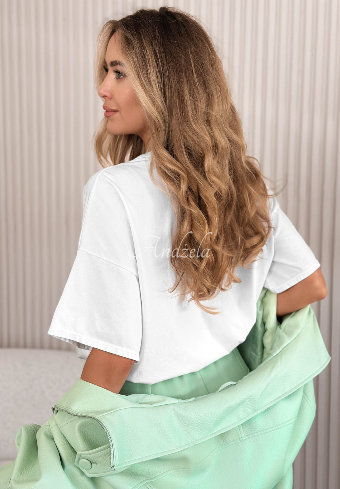 Bavlněné tričko s potiskem Matilda Bílá