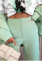 materiálové Kalhoty Laura černé