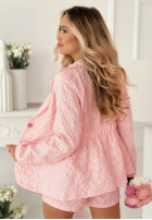 Kreszowany Souprava Sako i Kraťasy Susan blankytný