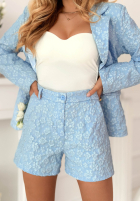 Kreszowany Souprava Sako i Kraťasy Susan blankytný