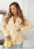 Kwiecista Sako z paskiem i różą Macarena žlutá